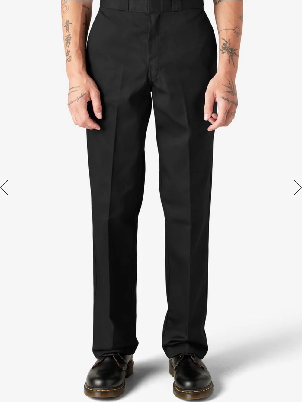 Dickies Black Straight Work Pants